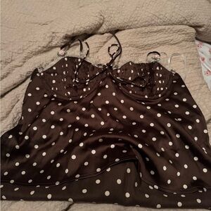 for love & lemons polka dot top